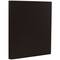 JAM Paper Matte Black Linen 8.5" x 11" 80lb. Cardstock, 250 Sheets